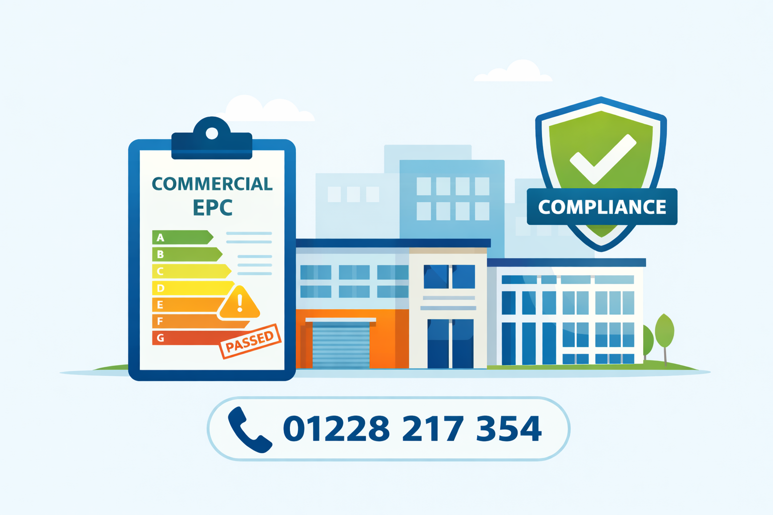 Commercial EPC Carlisle services promotion graphic